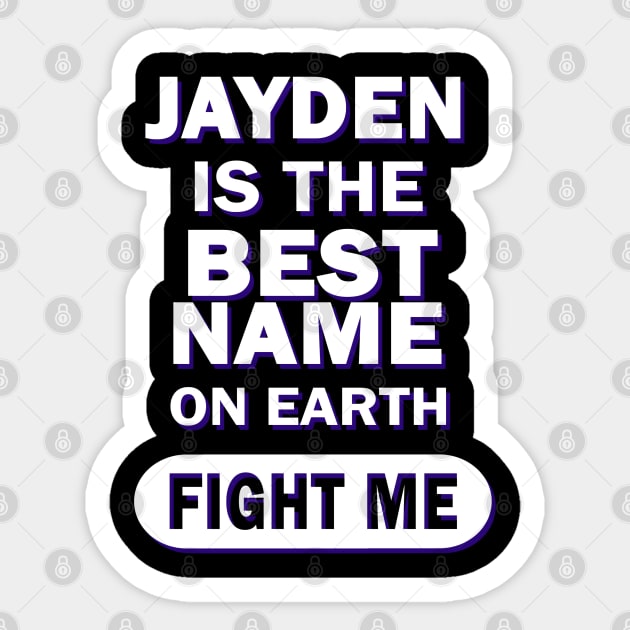 Jayden Pregnancy Birthday Name Sticker by FindYourFavouriteDesign